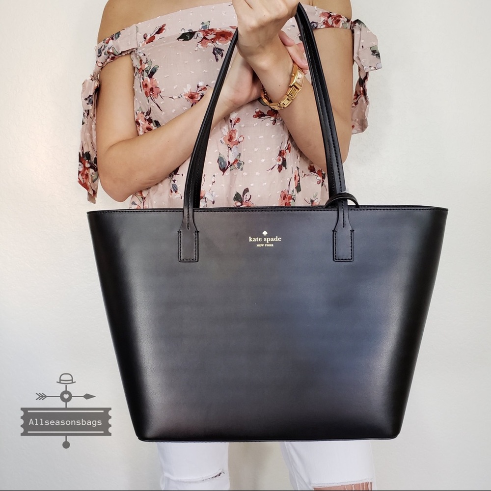 NWT kate spade New York small harmony tote set blk - Picture 6 of 8